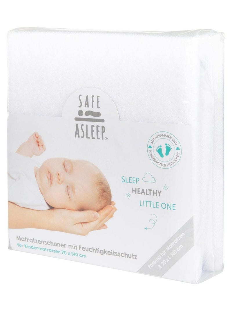 Proteggi‑materasso bebè estensibile – coprimaterasso antiacaro "Roba Safe Asleep" Bianco - Kiabi