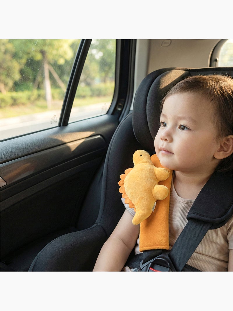 Protezione cintura per bambini ultra morbida con peluche | Cute Arancione - Kiabi