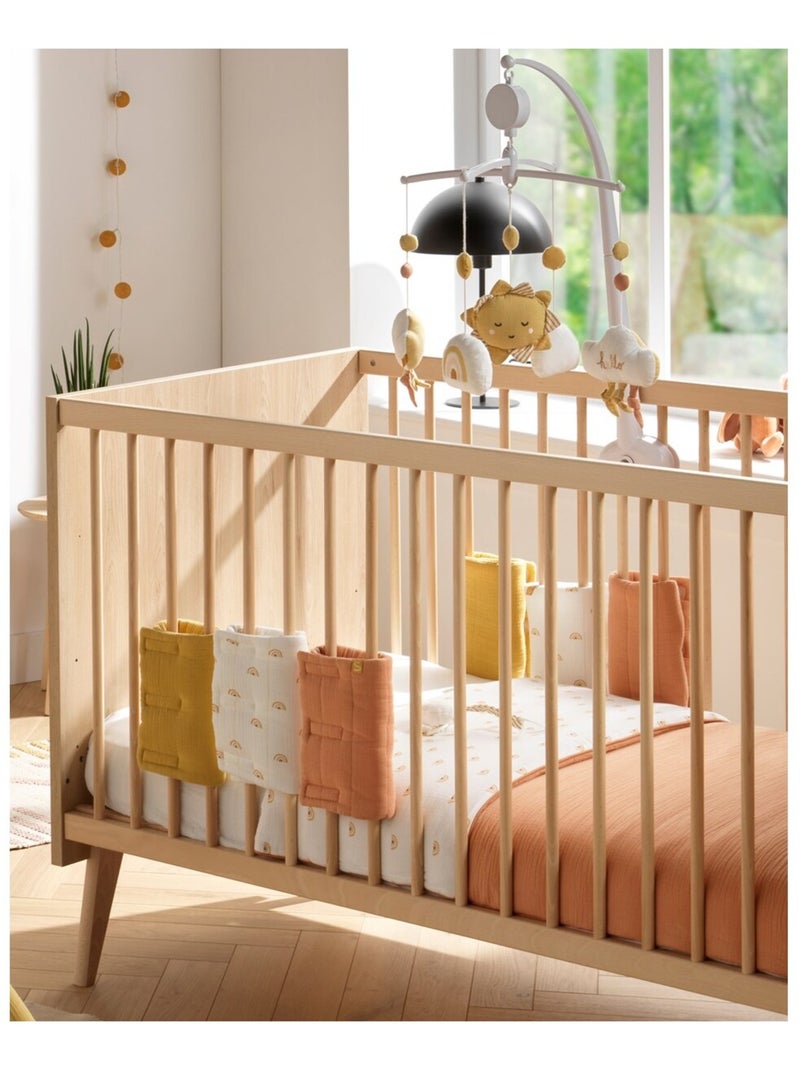 Protezioni per sponde del letto in cotone  38x21 - SAUTHON Giallo senape - Kiabi