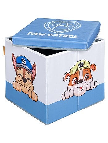 Puff contenitore cubo in tessuto per cameretta – "Roba Paw Patrol