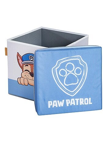 Puff contenitore cubo in tessuto per cameretta – "Roba Paw Patrol