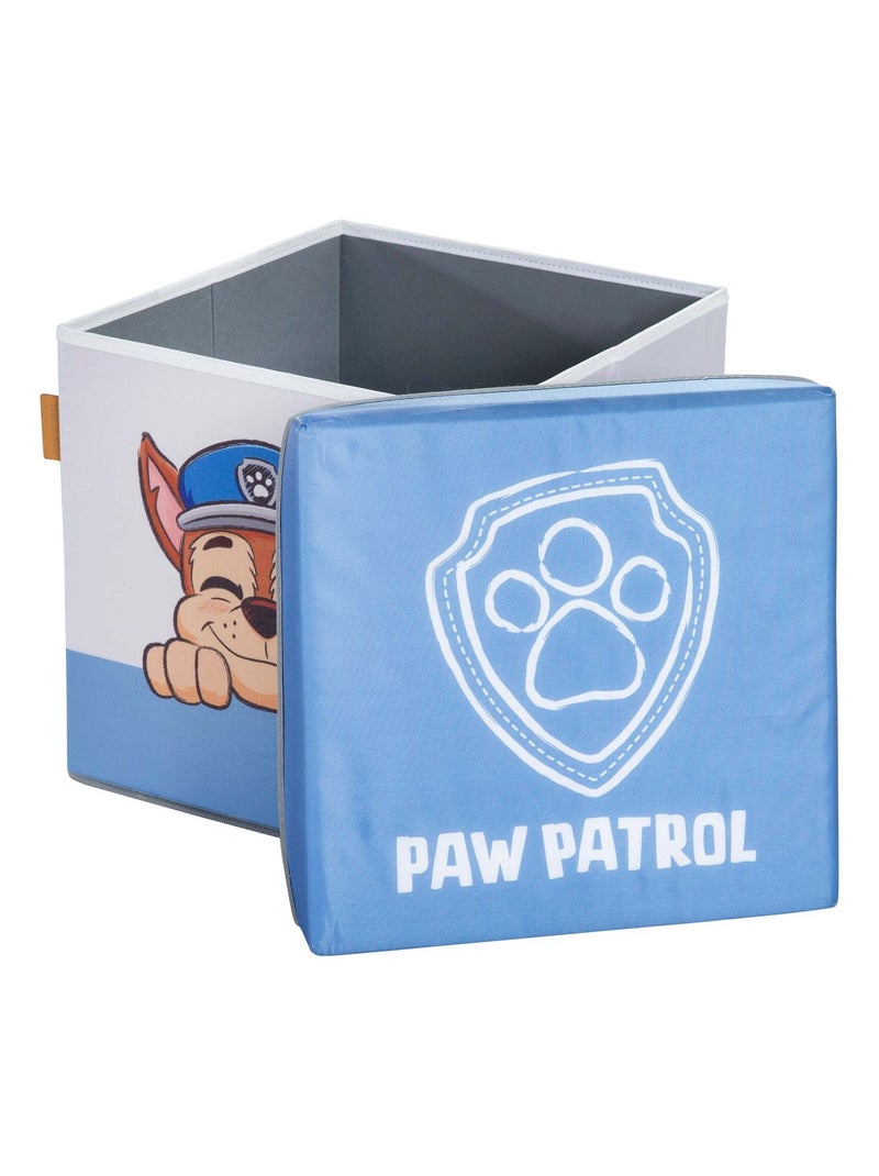Puff contenitore cubo in tessuto per cameretta – "Roba Paw Patrol" Blu Multicolore Bianco - Kiabi