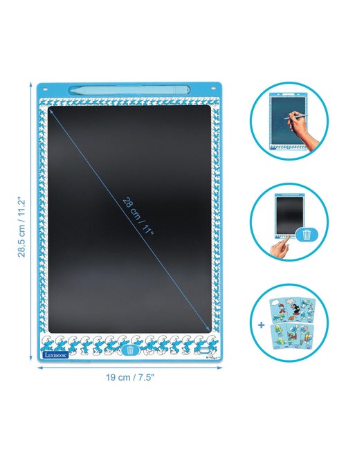 Puffi 11'' multicolore apprendimento disegno Eink tablet con stencil - Kiabi