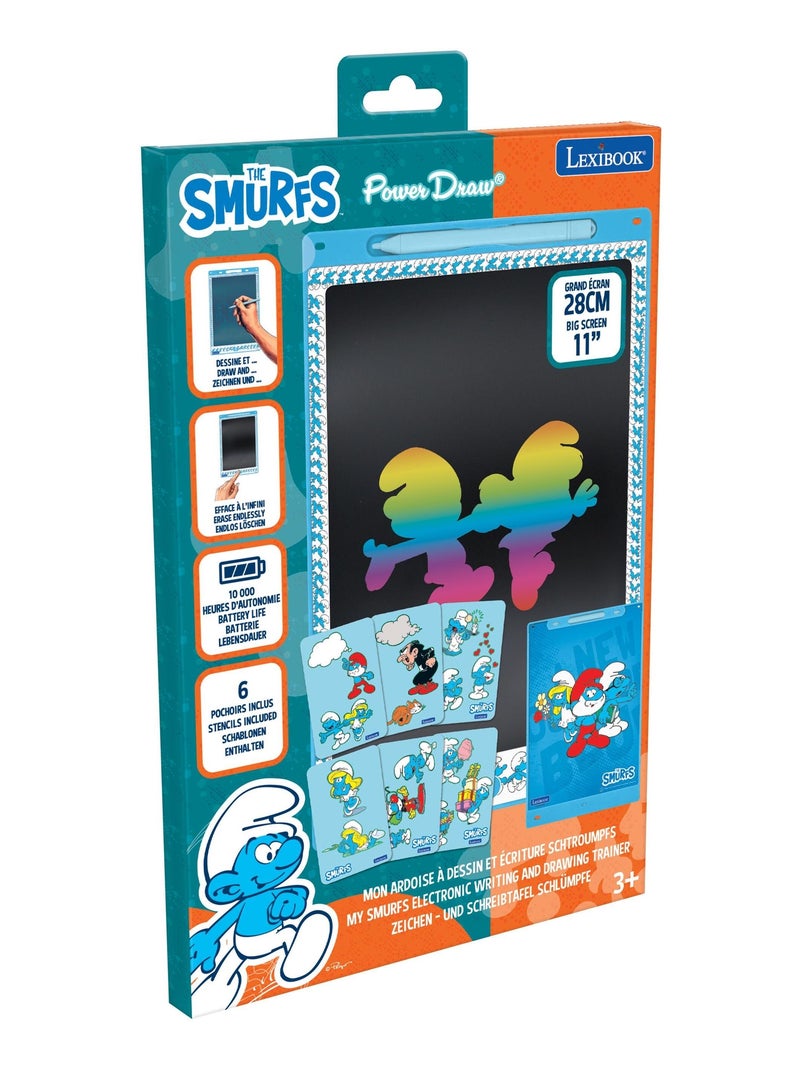 Puffi 11'' multicolore apprendimento disegno Eink tablet con stencil N/D - Kiabi