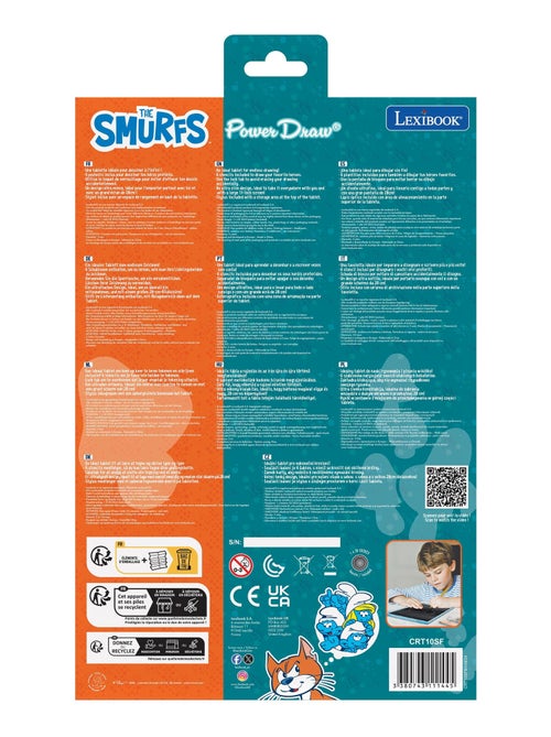 Puffi 11'' multicolore apprendimento disegno Eink tablet con stencil - Kiabi