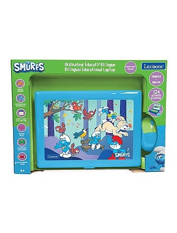 Puffi Portatile didattico bilingue con 124 attività (EN/FR)