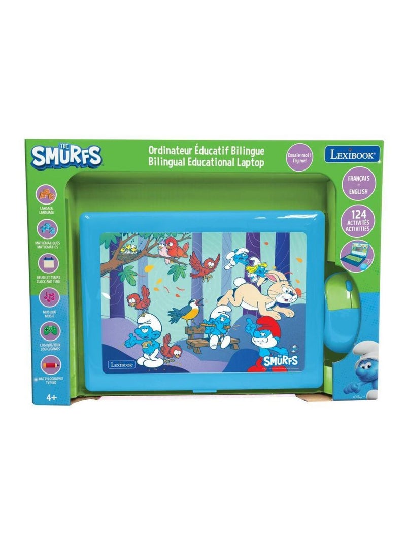 Puffi Portatile didattico bilingue con 124 attività (EN/FR) Blu - Kiabi