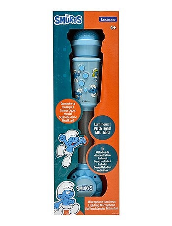 Puffi Trendy Lighting Microfono con altoparlante (aux-in), melodie ed effetti sonori