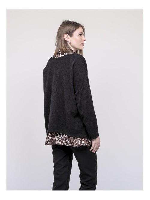 Pull 2 in 1 camicia leopardo KUBILA - Kiabi