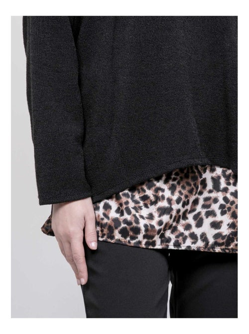Pull 2 in 1 camicia leopardo KUBILA - Kiabi