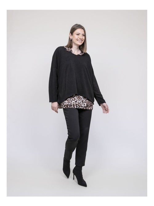 Pull 2 in 1 camicia leopardo KUBILA - Kiabi