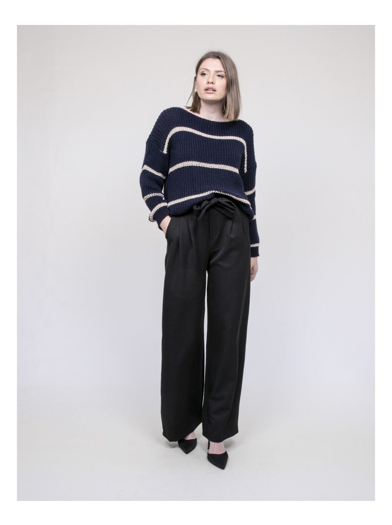 Pull a righe KASTELLA Blu marino - Kiabi