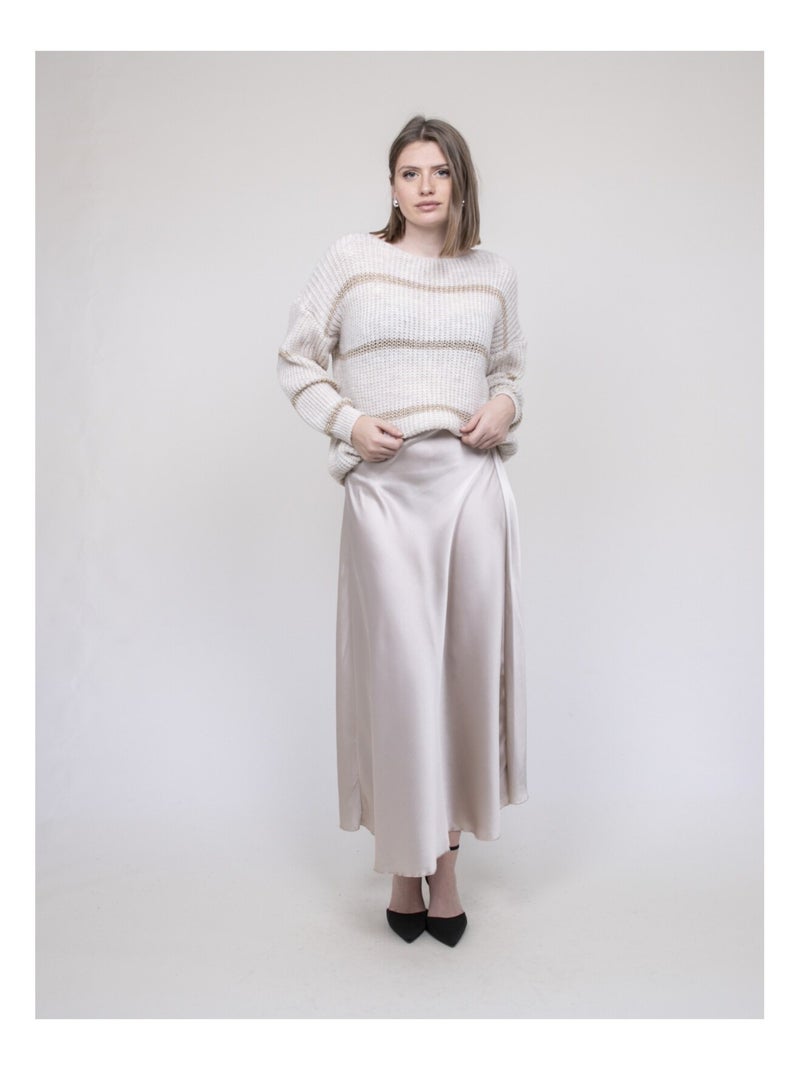 Pull a righe KASTELLA Ecru - Kiabi
