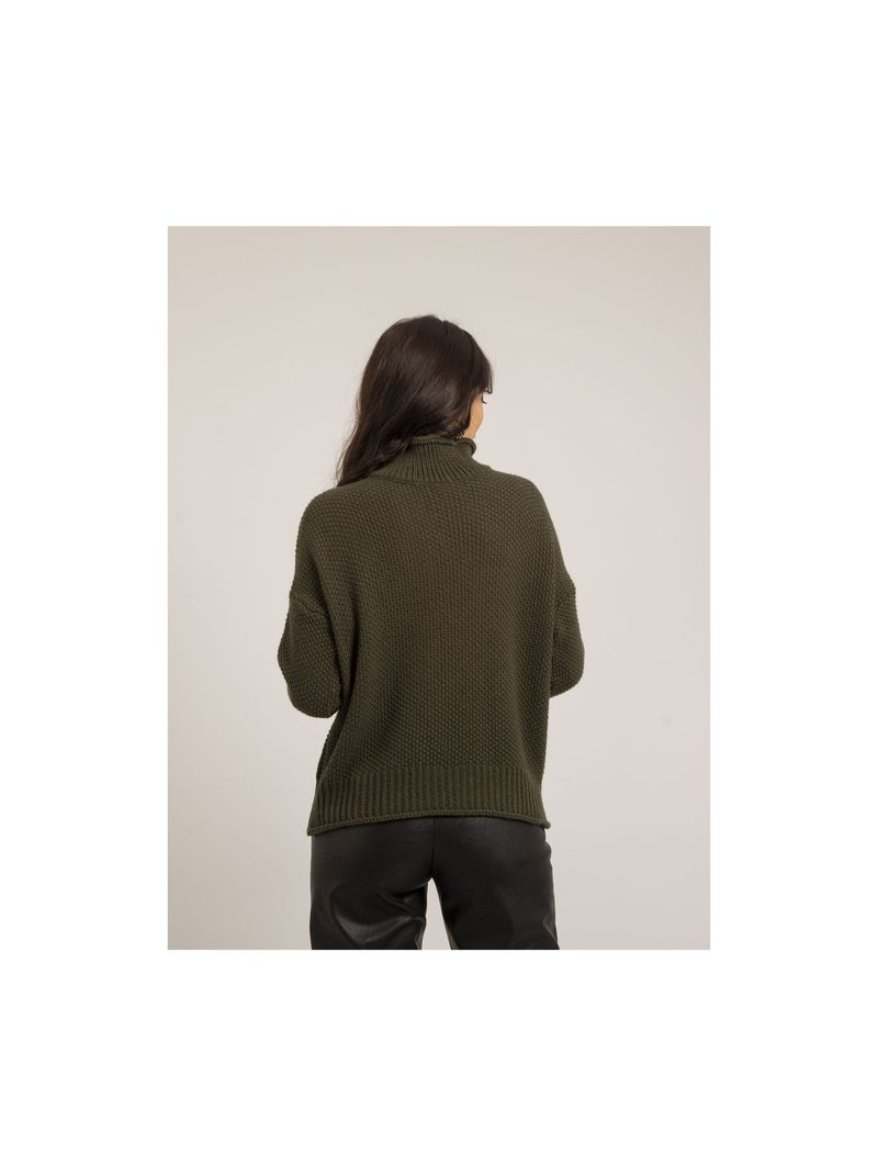Pull col montant KIANTY Cachi - Kiabi