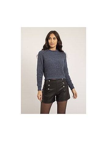 Pull col montant lurex KAMPALA