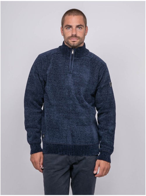 Pull col montant zippé LANGUR - Kiabi