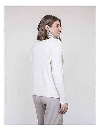 Pull col roulé a sequins KILISION