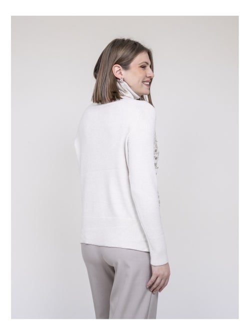 Pull col roulé a sequins KILISION - Kiabi
