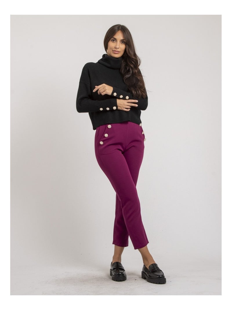 Pull col roulé KADY Nero - Kiabi