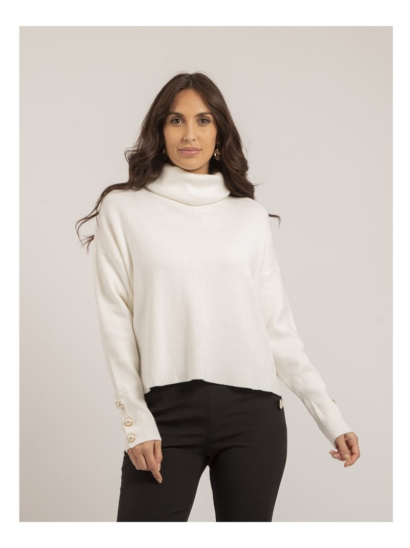 Pull col roulé KADY Nero - Kiabi