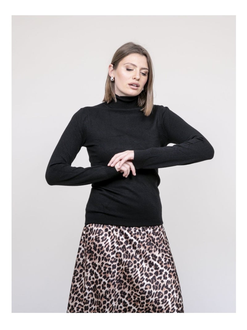Pull col roulé KANTARA Nero - Kiabi