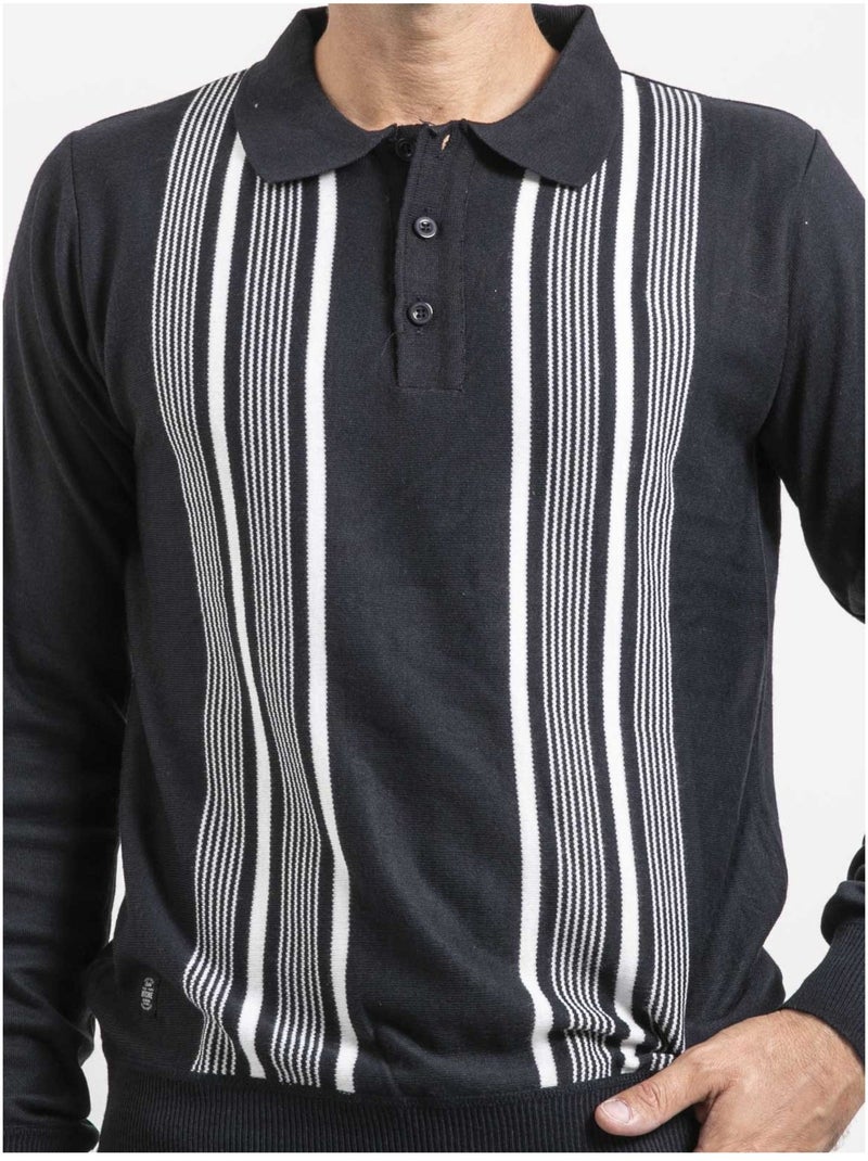 Pull colletto abbottonato LARWING Blu marino - Kiabi