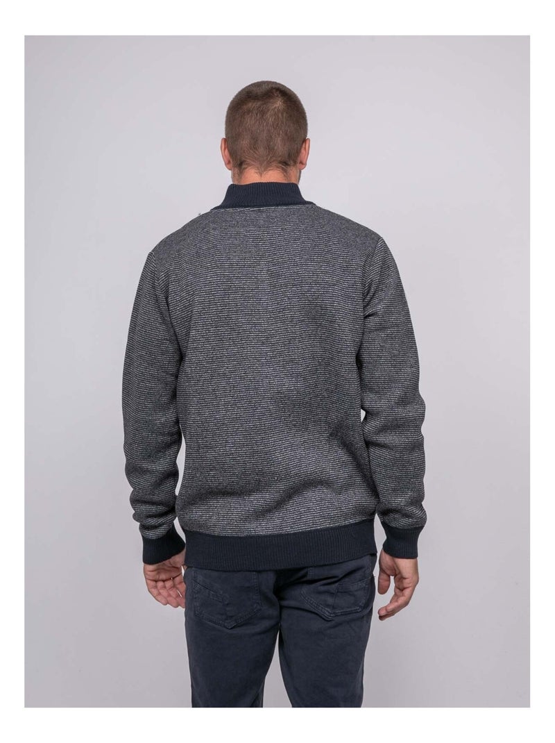Pull colletto abbottonato LATOJACK Blu marino - Kiabi