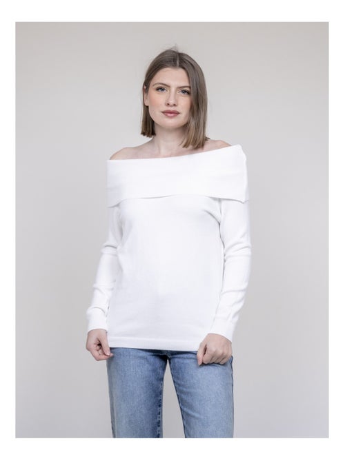 Pull colletto bardot KATARINA - Kiabi