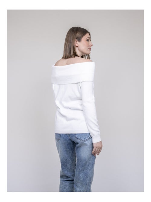 Pull colletto bardot KATARINA - Kiabi