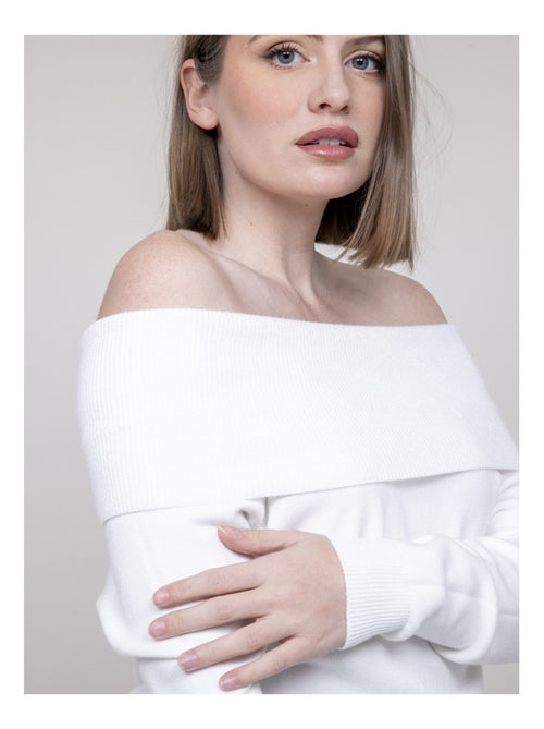 Pull colletto bardot KATARINA - Kiabi