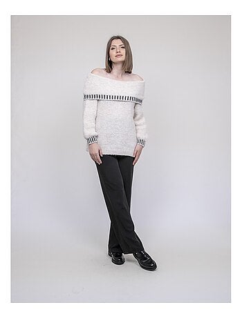 Pull colletto bardot KERVELLA