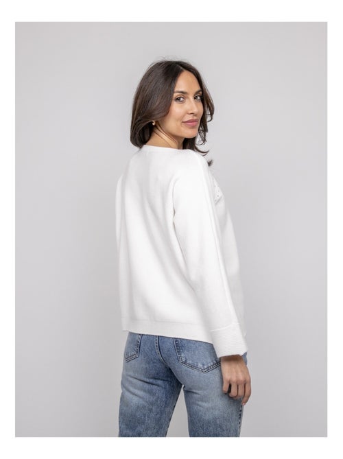Pull collo a barca con strass KAJU - Kiabi
