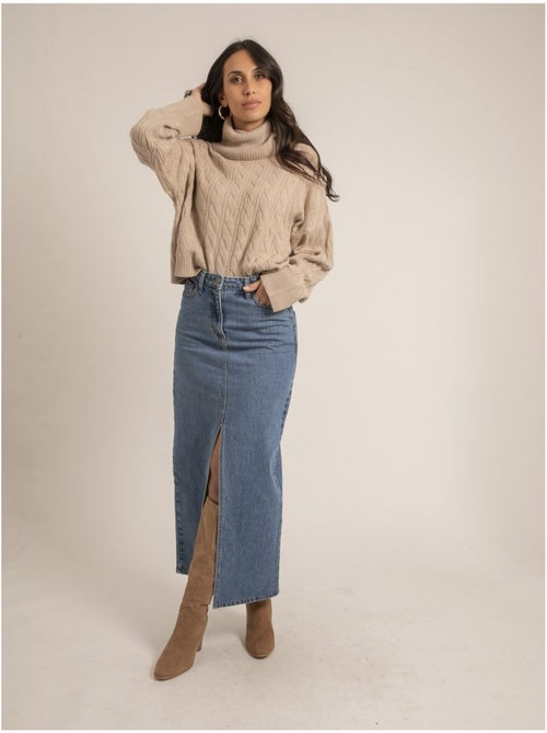 Pull collo alto KALORE - Kiabi