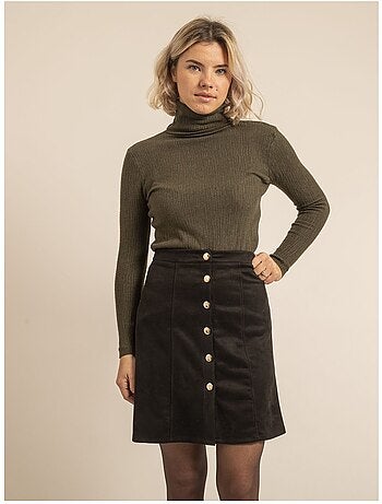 Pull collo alto texturizzato KILANIE