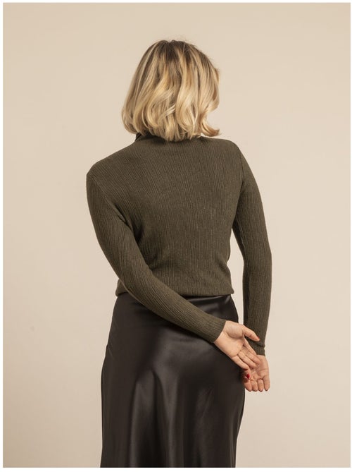 Pull collo alto texturizzato KILANIE - Kiabi Pull collo alto texturizzato KILANIE - Kiabi