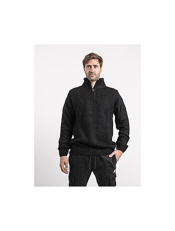 Pull collo con zip LOGIPAL
