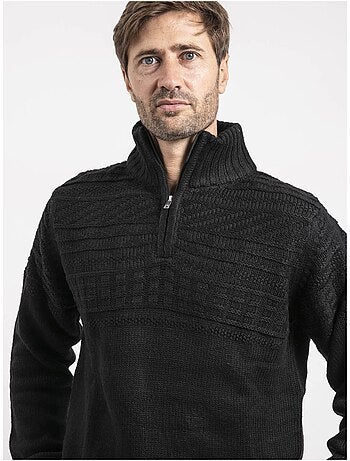 Pull collo con zip LOGIPAL