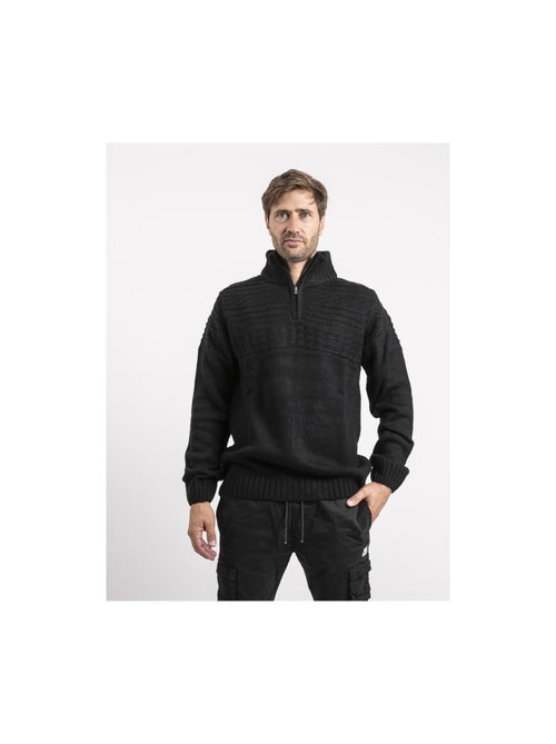 Pull collo con zip LOGIPAL - Kiabi