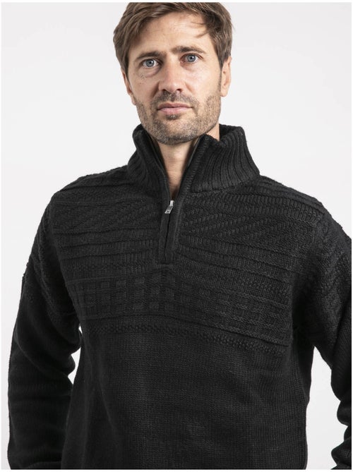 Pull collo con zip LOGIPAL - Kiabi