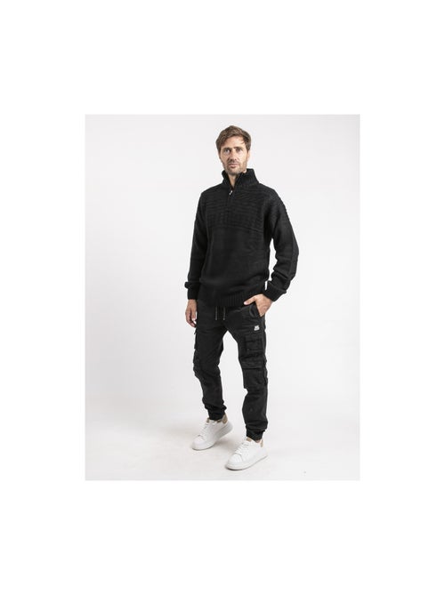 Pull collo con zip LOGIPAL - Kiabi