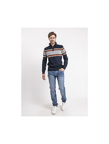 Pull collo con zip LOGONAL