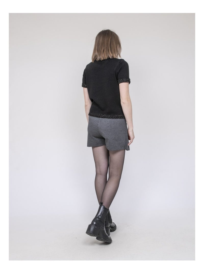Pull con dettagli intrecciati KERMELA Nero - Kiabi