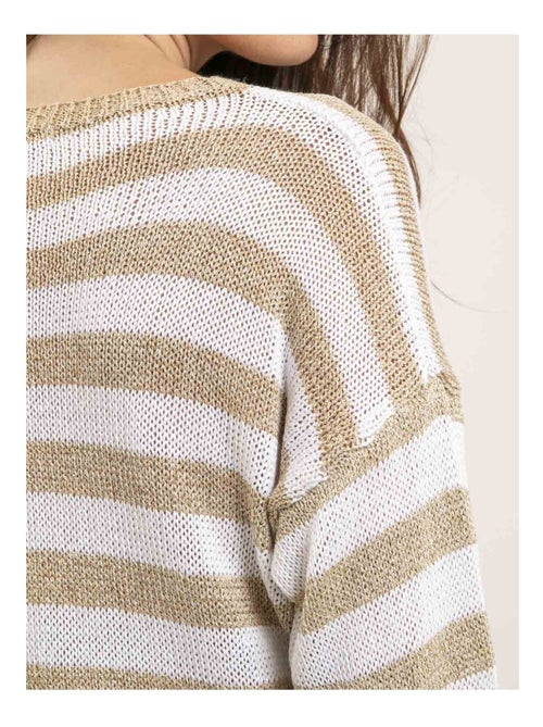 Pull con motivi a righe lurex KANINA - Kiabi