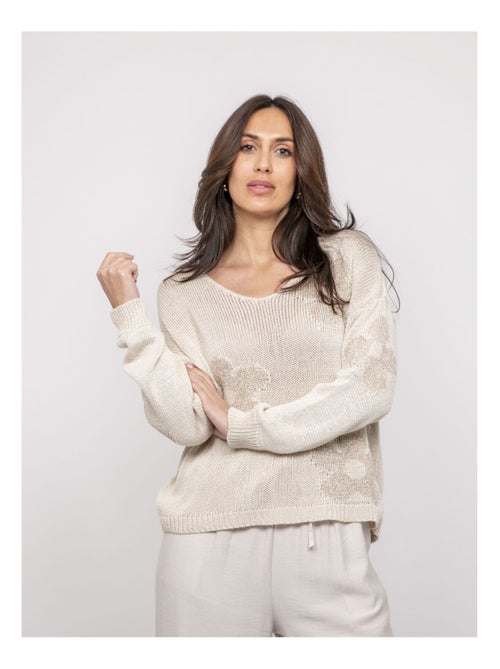 Pull con motivi lurex KALYSSA - Kiabi Pull con motivi lurex KALYSSA - Kiabi