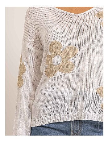Pull con motivi lurex KALYSSA