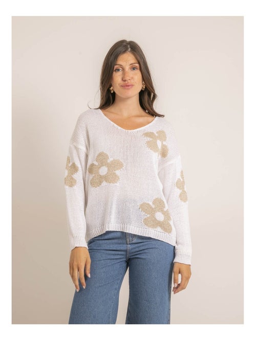 Pull con motivi lurex KALYSSA - Kiabi