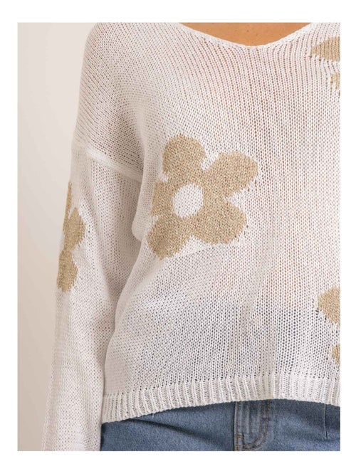 Pull con motivi lurex KALYSSA - Kiabi