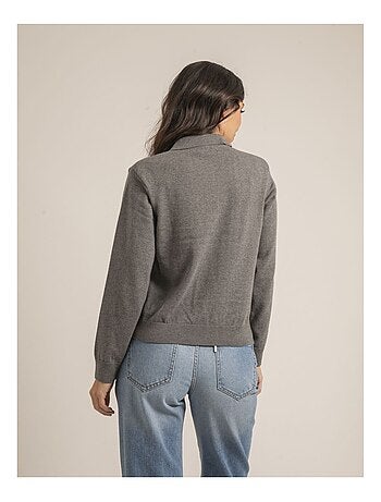 Pull fine col polo KONOR