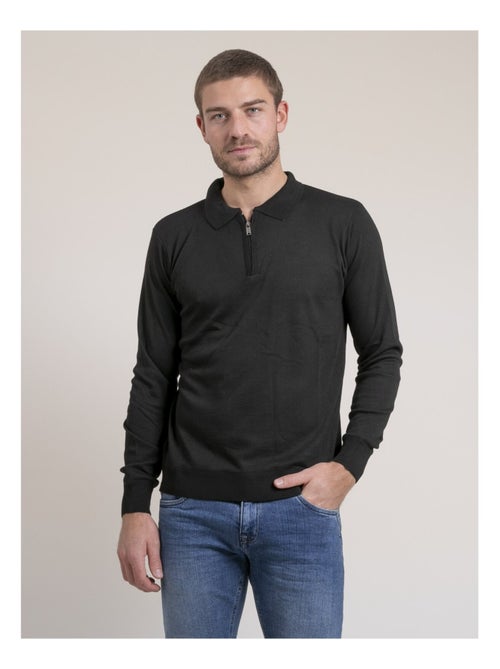 Pull fine collo con zip LENOWILEM - Kiabi