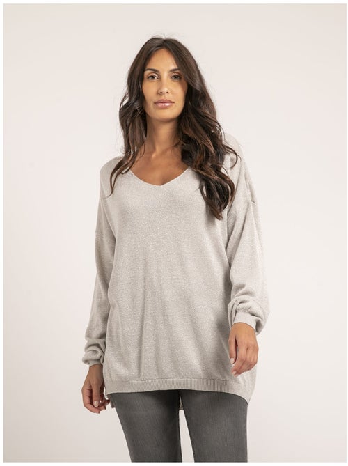 Pull fine con paillettes KANGO - Kiabi